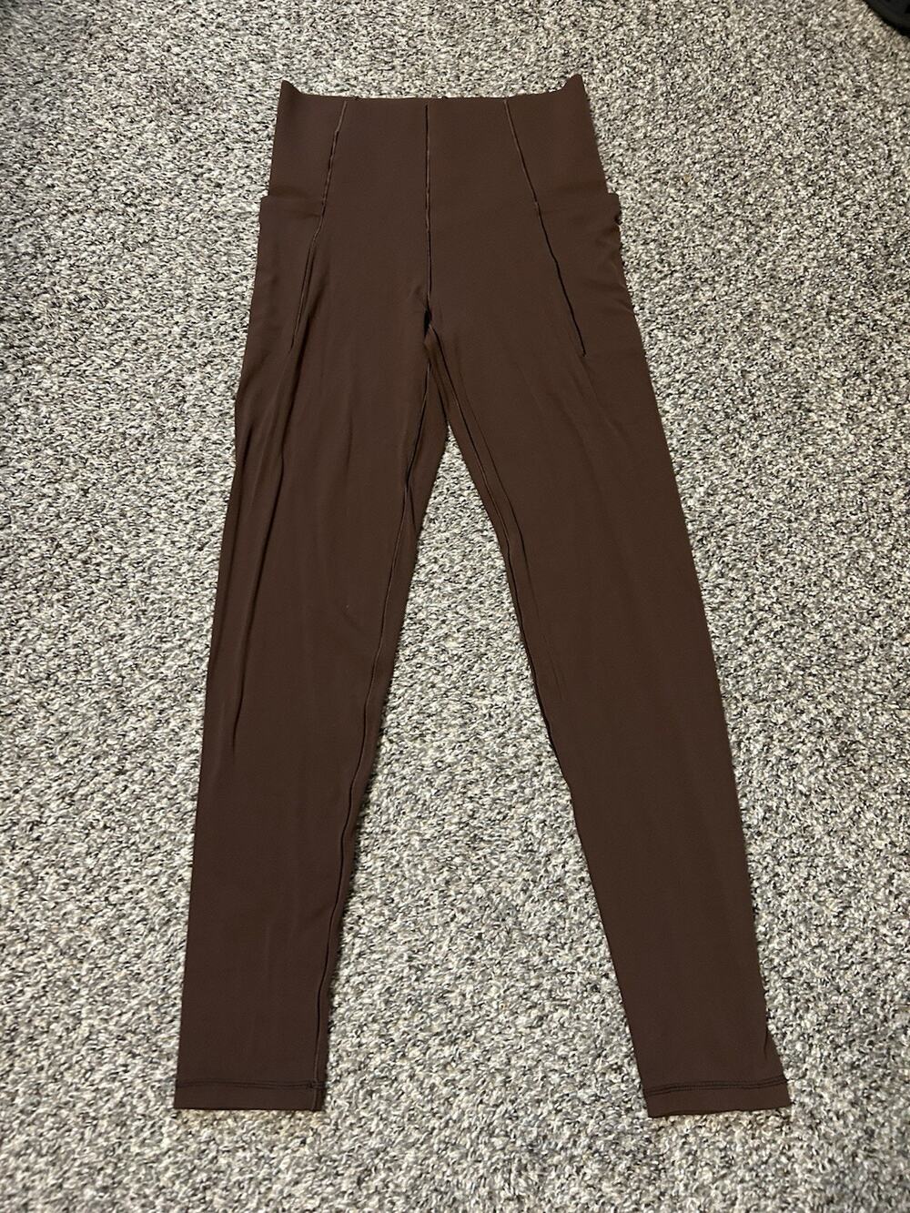 Offline by Aerie Real Me Xtra High Rise Ankle Leggings Brown Women’s S
